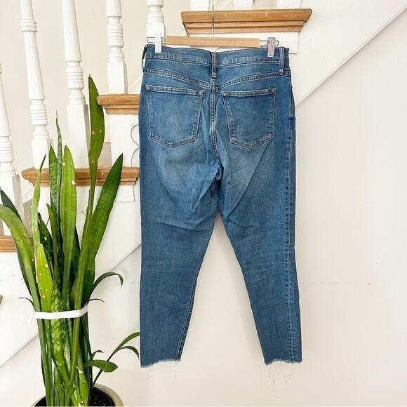 J. Crew Factory 10" High-Rise Skinny Jeans in All Day Stretch Medium Wash Sz 28 - Picture 5 of 9